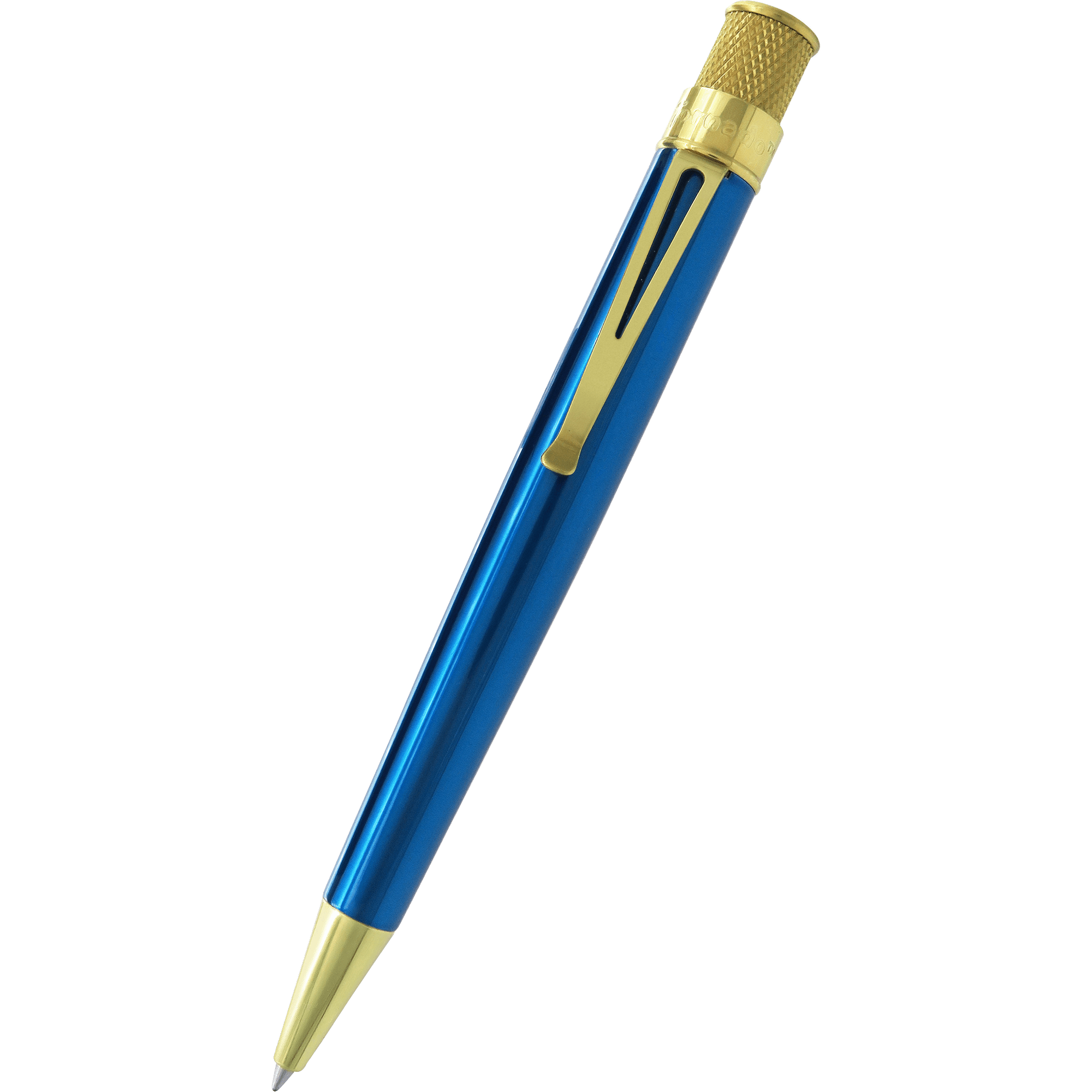Retro 51 Tornado Classic Lacquer Rollerball Pen - Brass Trim - Pen Boutique Ltd