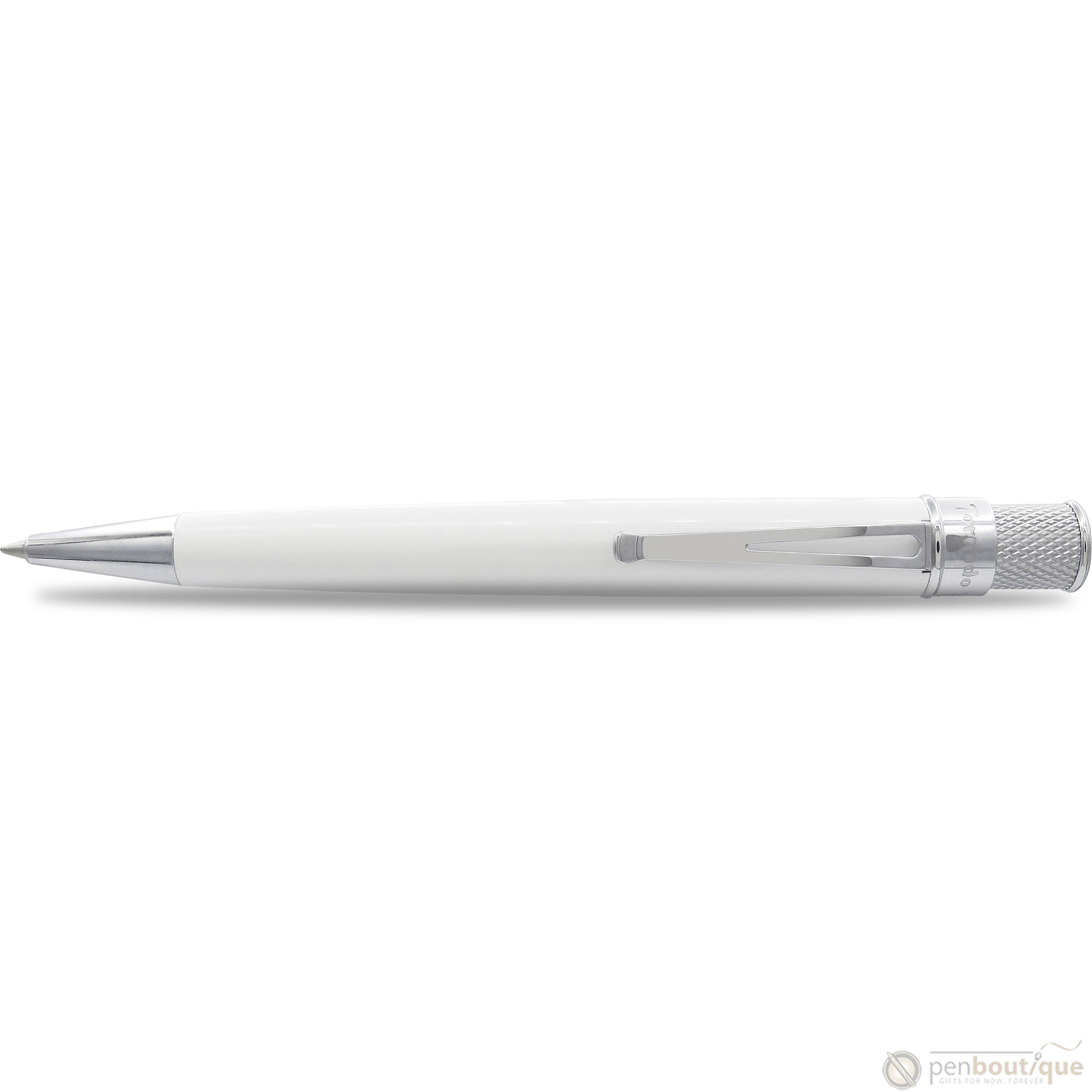 Retro 51 Tornado Rollerball Pen - Classic White - Pen Boutique Ltd