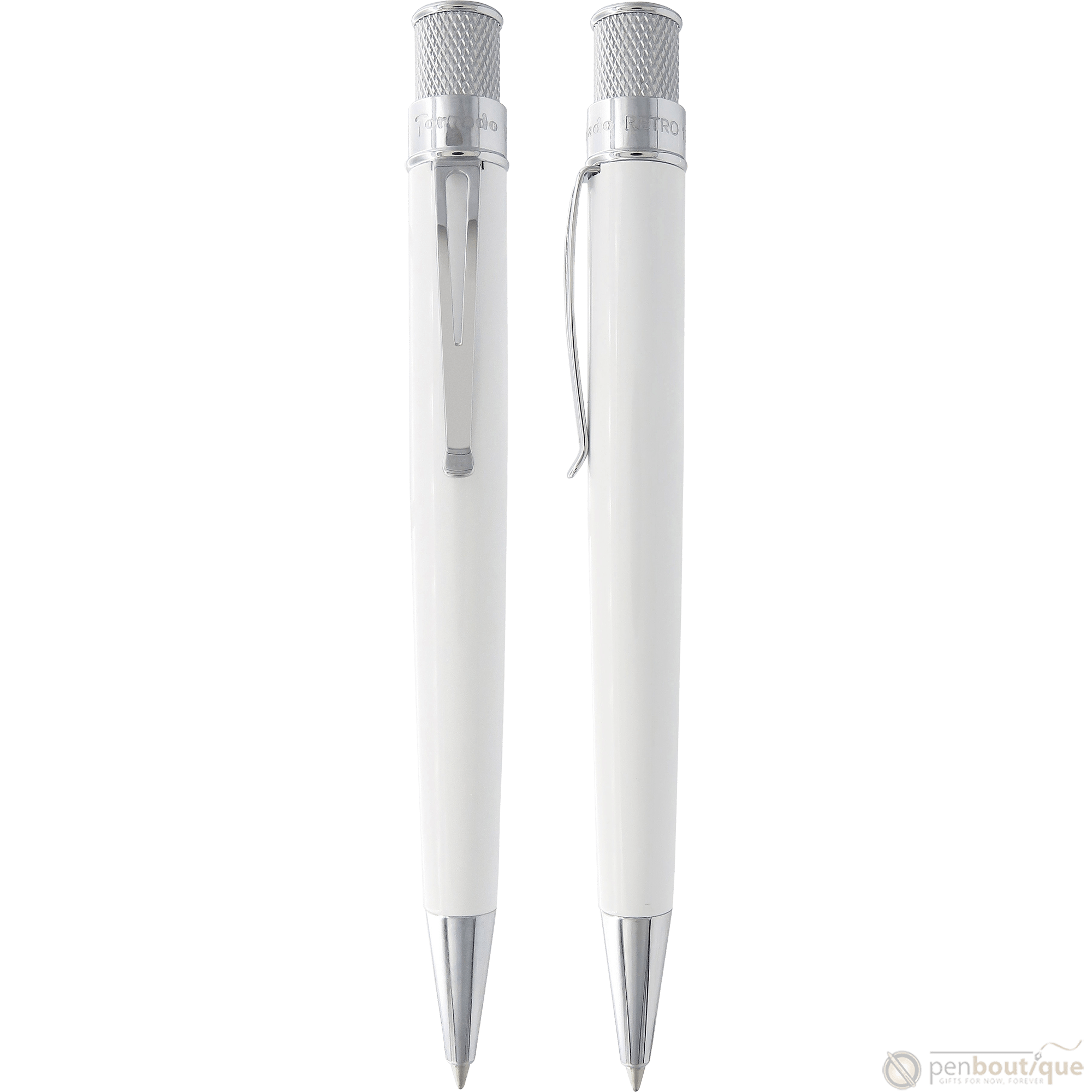 Retro 51 Tornado Rollerball Pen - Classic White - Pen Boutique Ltd