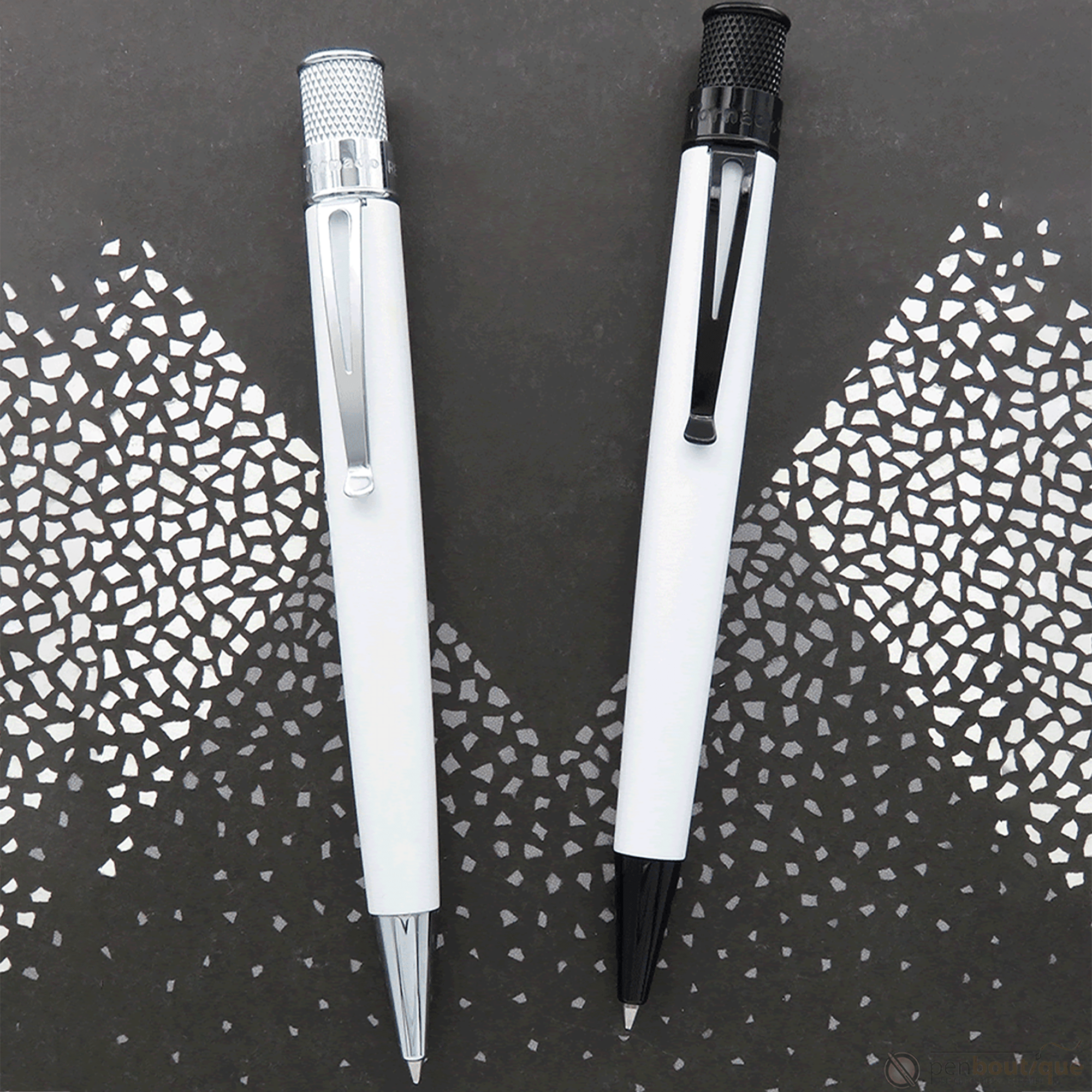 Retro 51 Tornado Rollerball Pen - Classic White - Pen Boutique Ltd