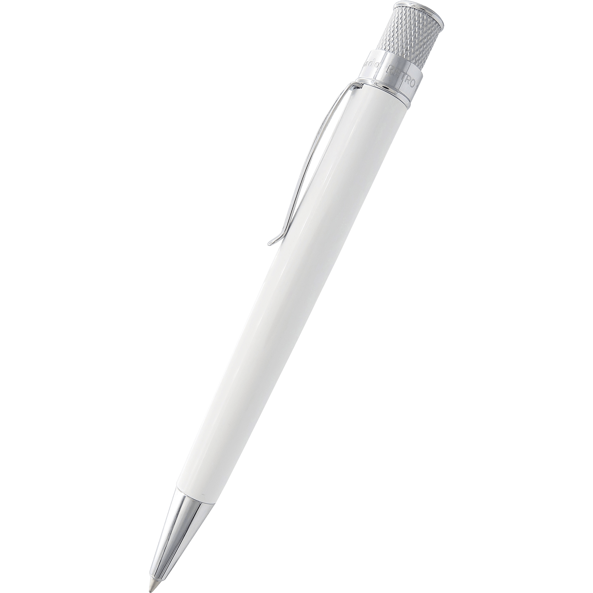Retro 51 Tornado Rollerball Pen - Classic White - Pen Boutique Ltd