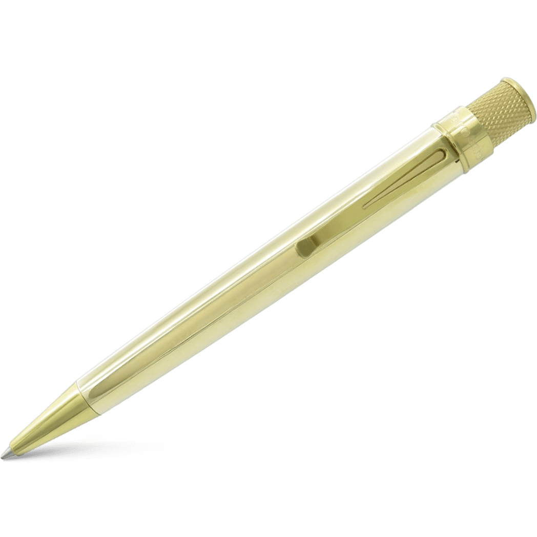 Retro 51 Tornado Rollerball Pen - Vintage Metalsmith - Raw Brass - Pen Boutique Ltd