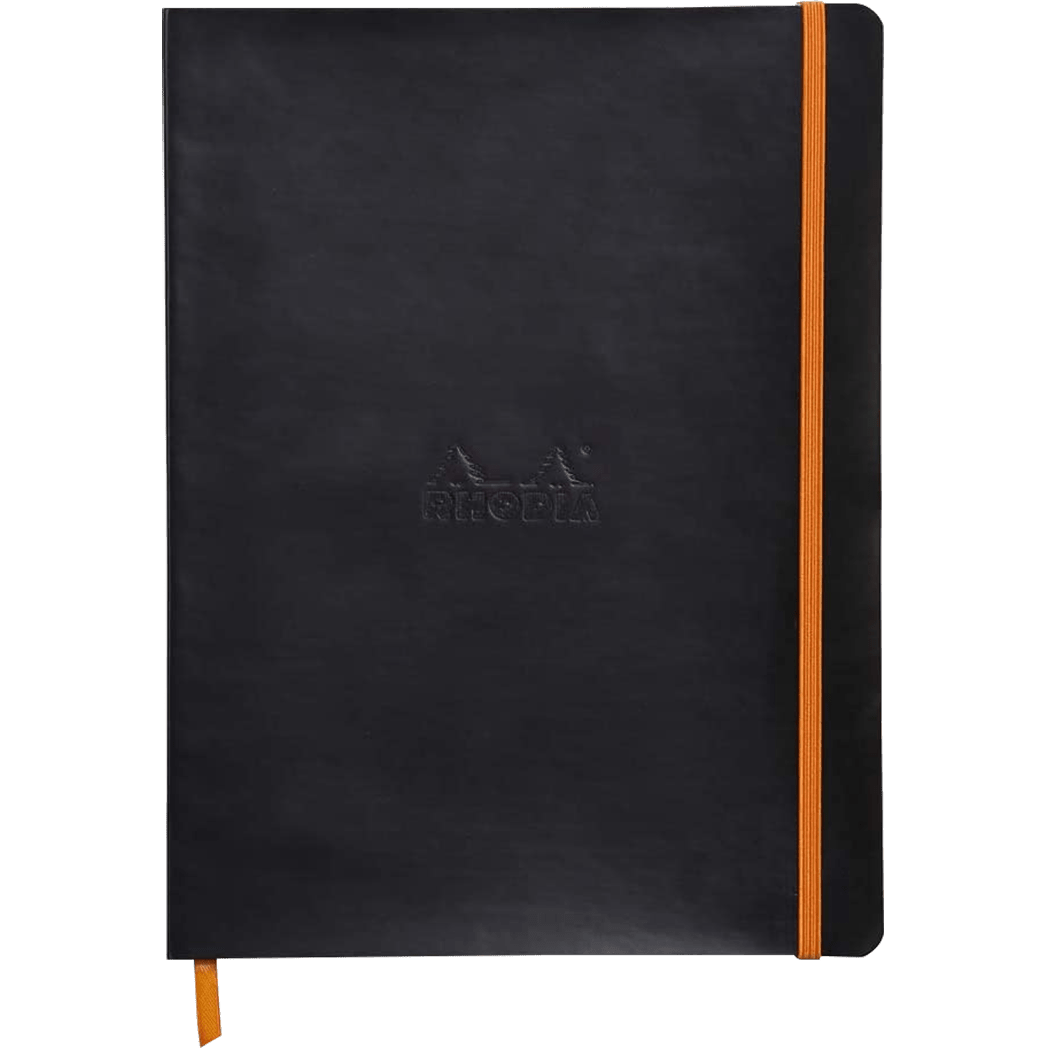 Rhodia Rhodiarama Notebook - Soft Cover - Black - Dot Grid - Pen Boutique Ltd