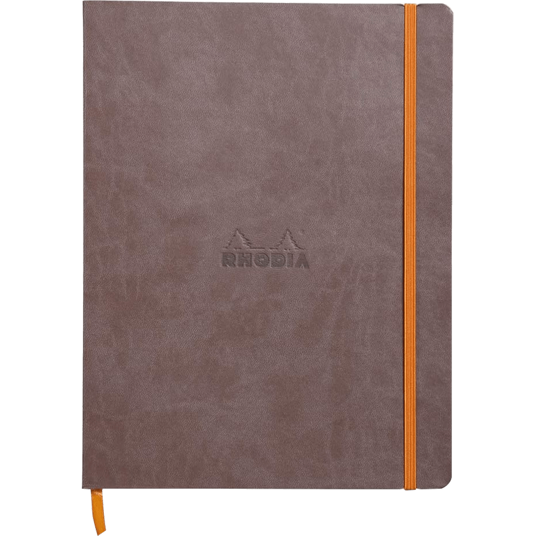 Rhodia Rhodiarama Notebook - Soft Cover - Chocolate - Lined - Pen Boutique Ltd