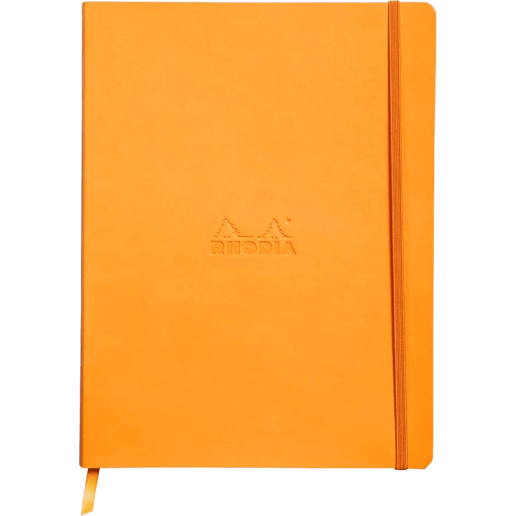 Rhodia Rhodiarama Notebook - Soft Cover - Orange - Dot Grid - Pen Boutique Ltd