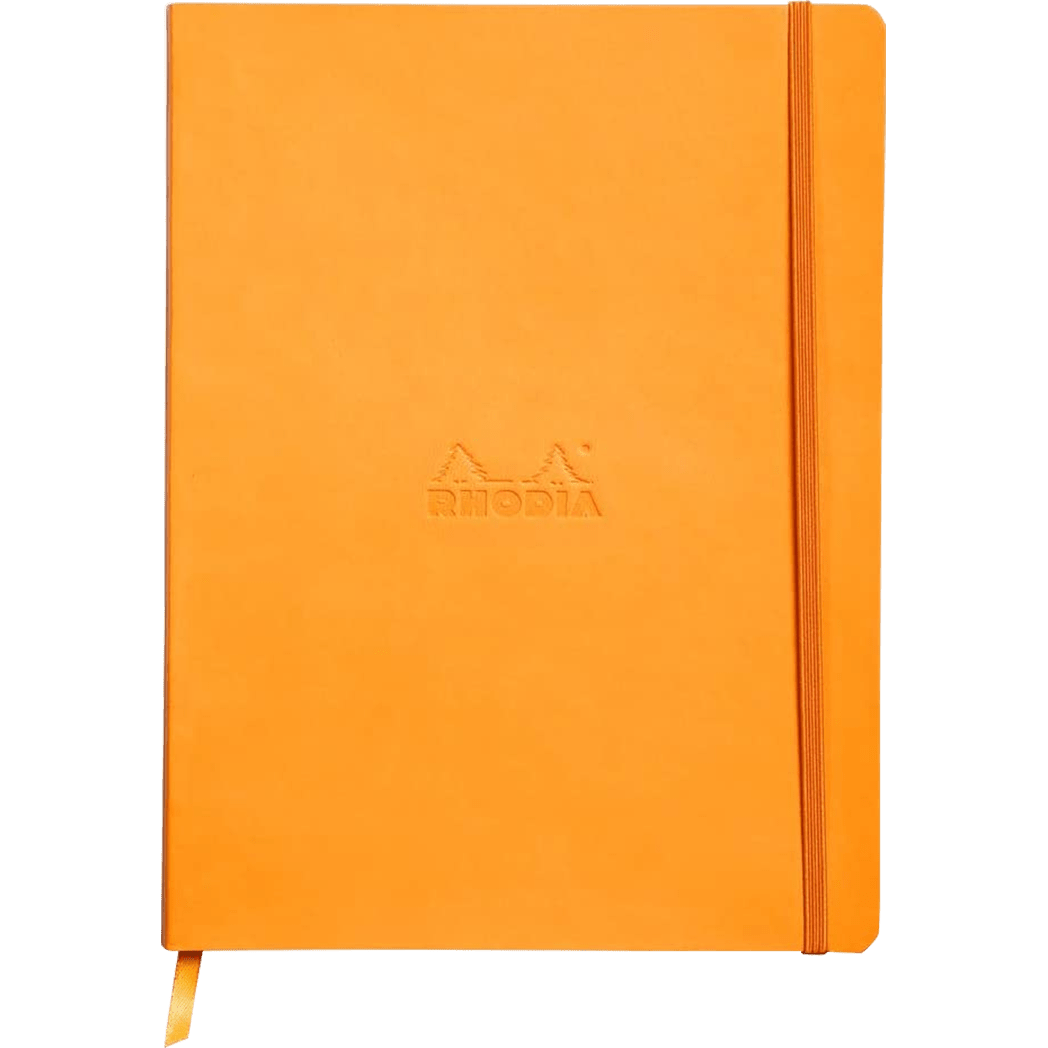 Rhodia Rhodiarama Notebook - Soft Cover - Orange - Dot Grid - Pen Boutique Ltd