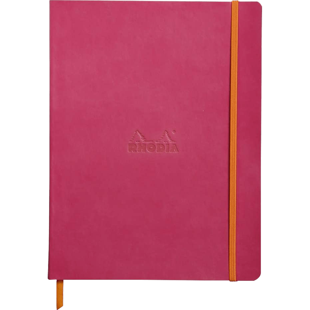 Rhodia Rhodiarama Notebook - Soft Cover - Raspberry - Lined - Pen Boutique Ltd
