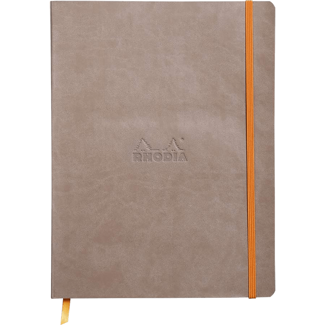 Rhodia Rhodiarama Notebook - Soft Cover - Taupe - Dot Grid - Pen Boutique Ltd