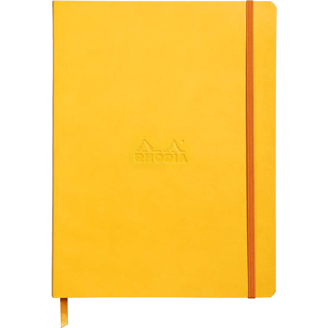 Rhodia Rhodiarama Notebook - Soft Cover - Yellow - Lined - Pen Boutique Ltd