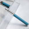 S T Dupont D - Initial Fountain Pen - Shark Blue - Pen Boutique Ltd