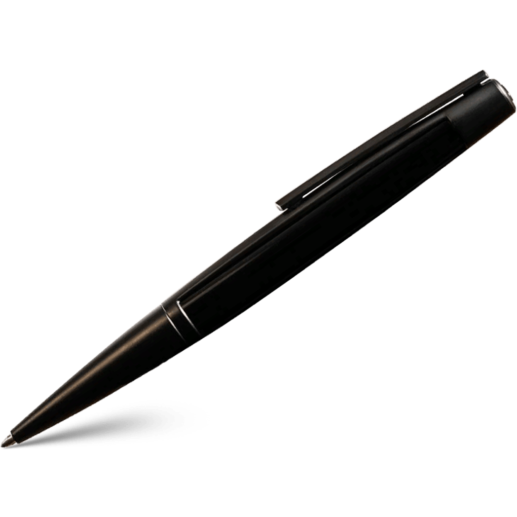 S T Dupont Defi Ballpoint Pen - Matte Black - Black Trim - Pen Boutique Ltd