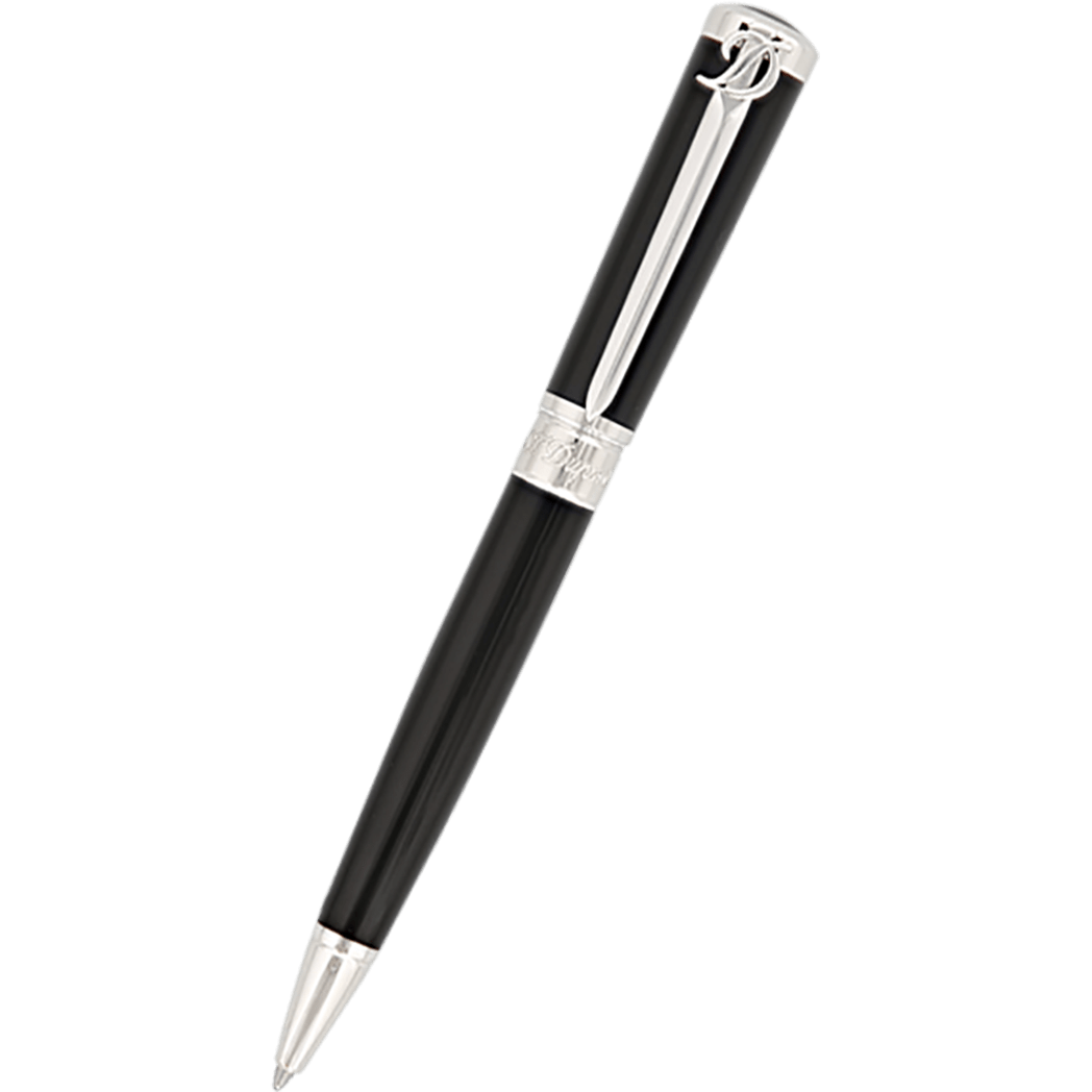 S T Dupont Line D Ballpoint Pen - Sword - Palladium Trim - Pen Boutique Ltd