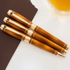 S T Dupont Line D Fountain Pen - Derby - Yellow Gold Trim - Pen Boutique Ltd