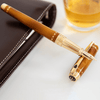 S T Dupont Line D Fountain Pen - Derby - Yellow Gold Trim - Pen Boutique Ltd