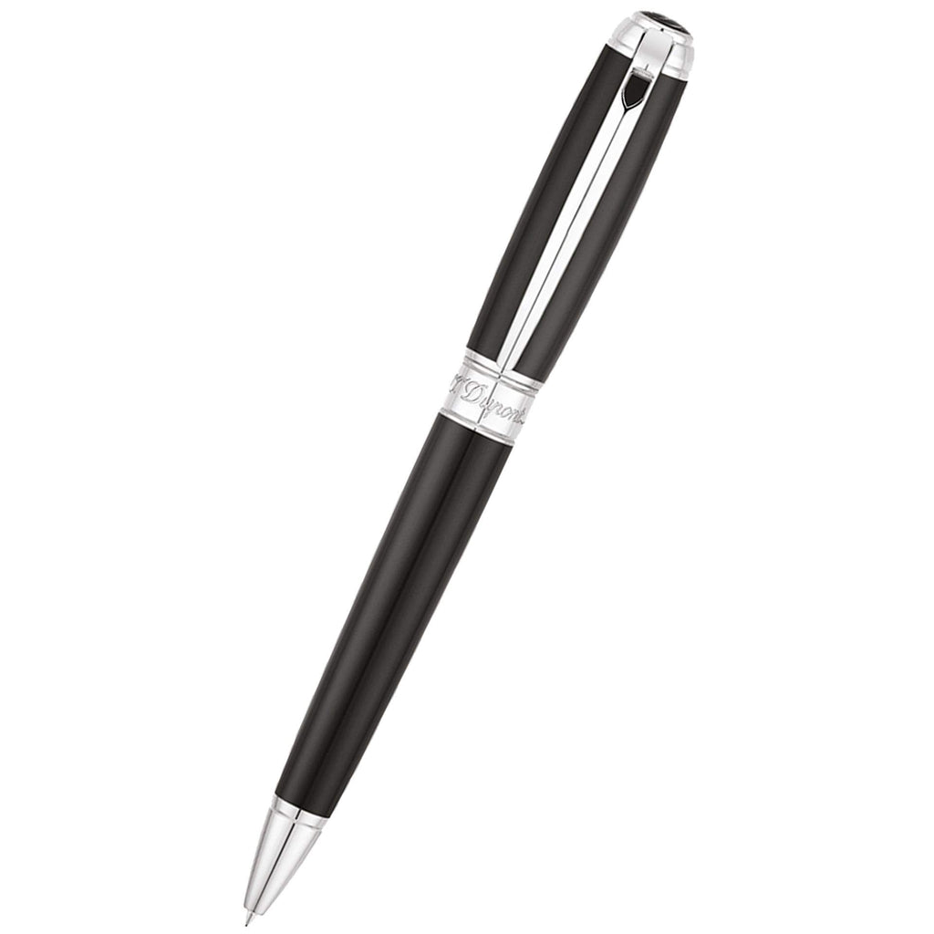 S T Dupont Line D Mechanical Pencil - Black - Palladium Trim-Pen Boutique Ltd