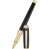 S T Dupont Line D Rollerball Pen - Gold - Black - Pen Boutique Ltd
