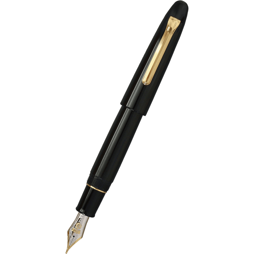 Sailor 1911 Fountain Pen - King of Pen - Black Ebonite - Naginata Togi nib. - Pen Boutique Ltd