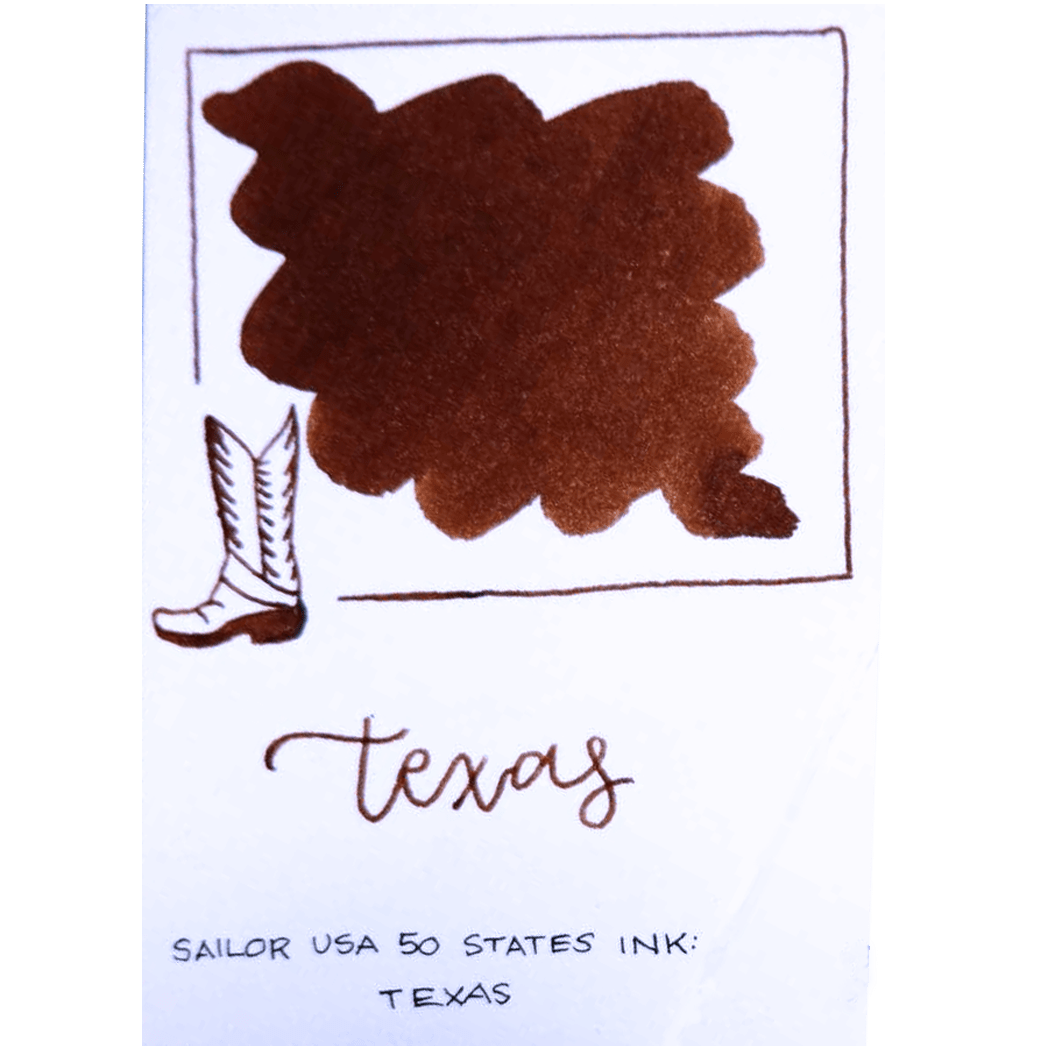 Sailor Bottled Ink - USA State - Texas - 20ml-Pen Boutique Ltd