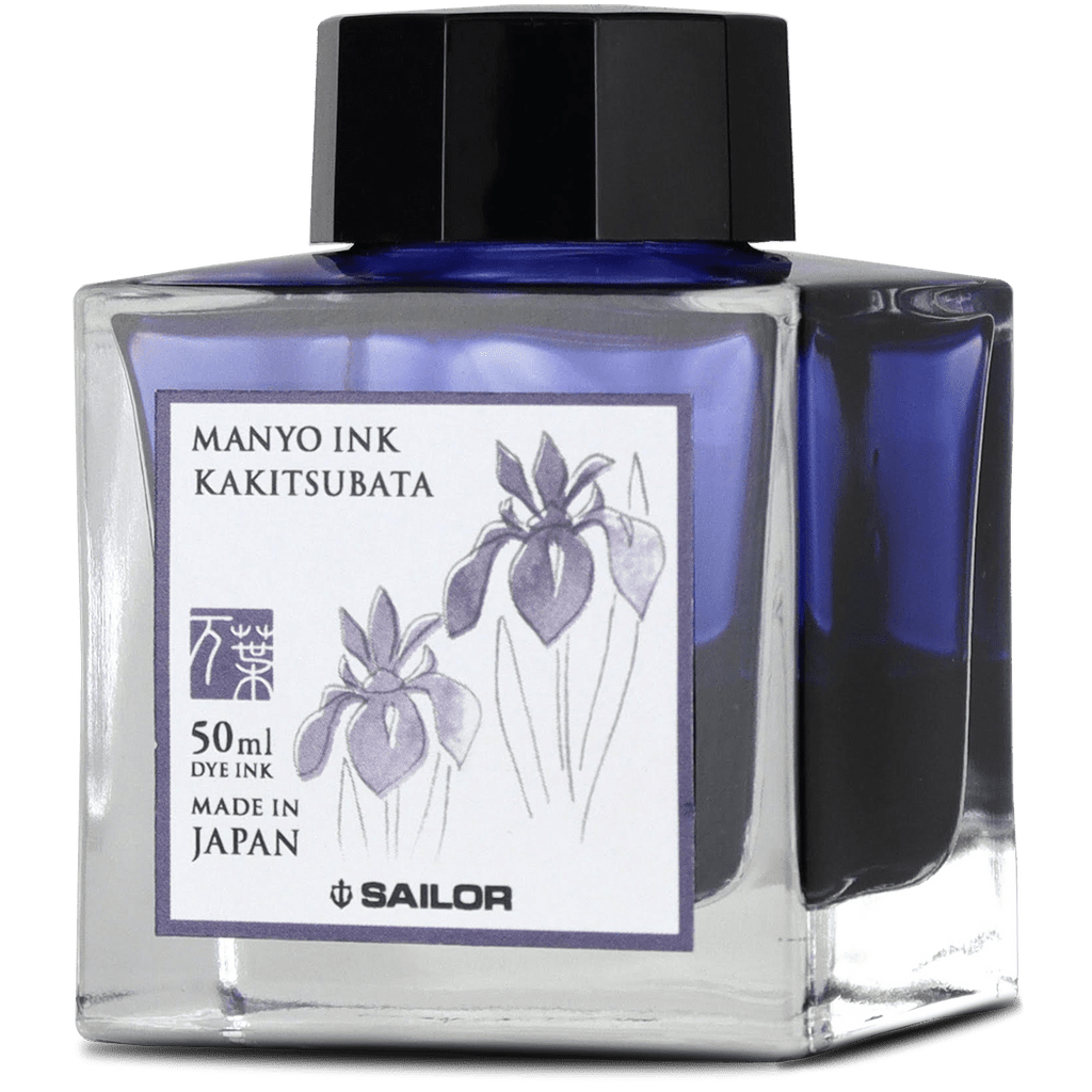 Sailor Manyo Ink Bottle - Kakitsubata - 50ml - Pen Boutique Ltd