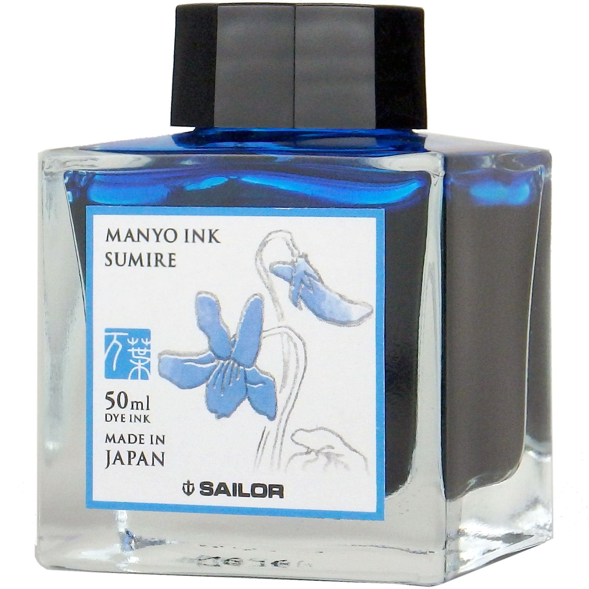 Sailor Manyo Ink Bottle - Sumire - 50ml - Pen Boutique Ltd