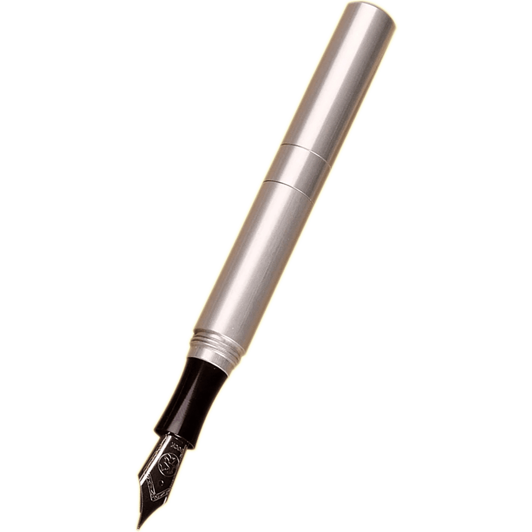 Schon DSGN The Pocket Six Fountain Pen - Silver Anodized Aluminium - Pen Boutique Ltd