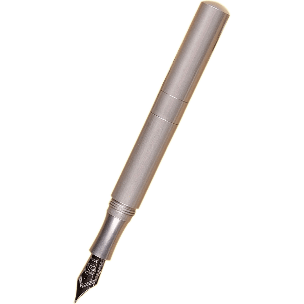 Schon DSGN The Pocket Six Fountain Pen - Silver Anodized Aluminium - Pen Boutique Ltd