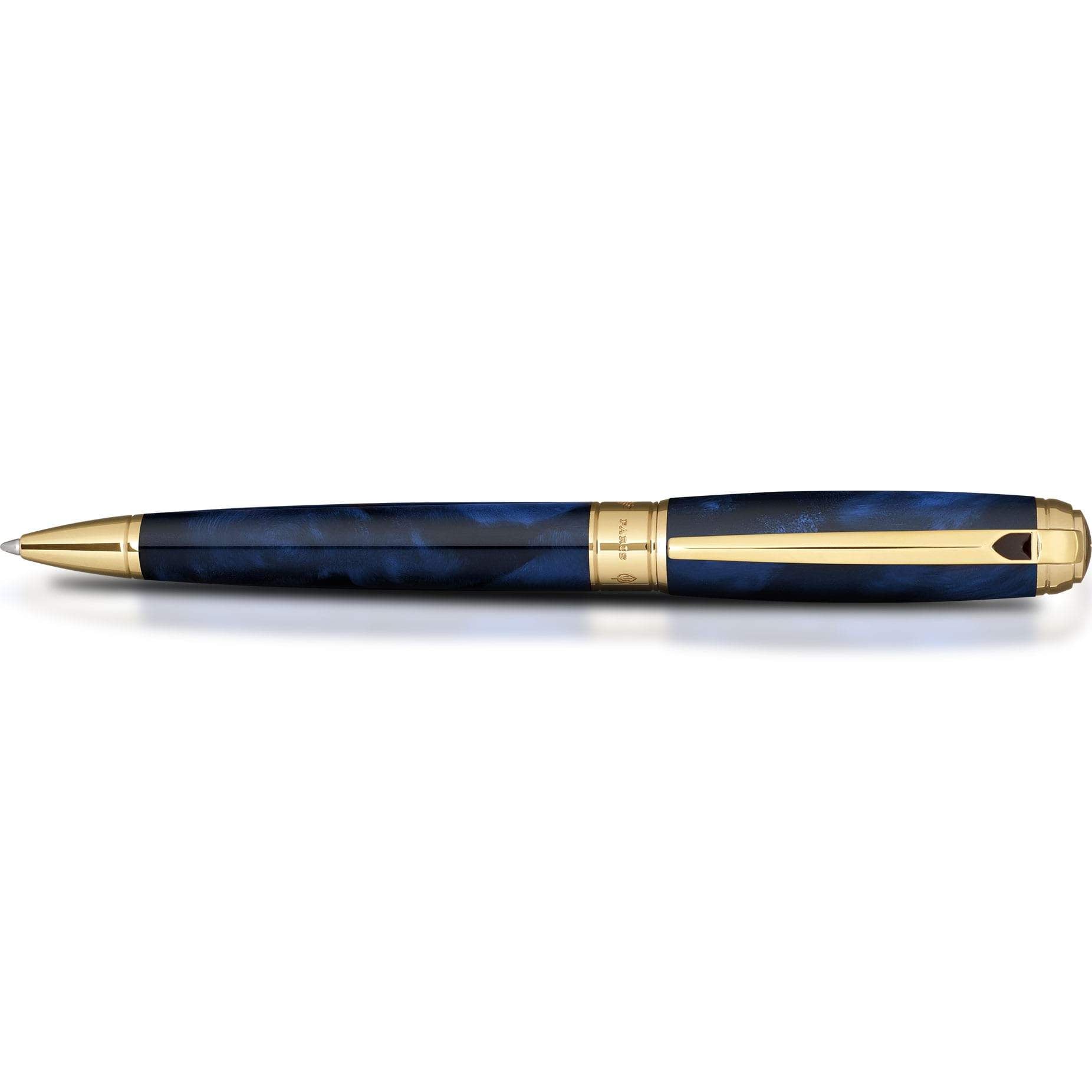 S T Dupont Atelier Line D Ballpoint Pen - Blue - Large-Pen Boutique Ltd