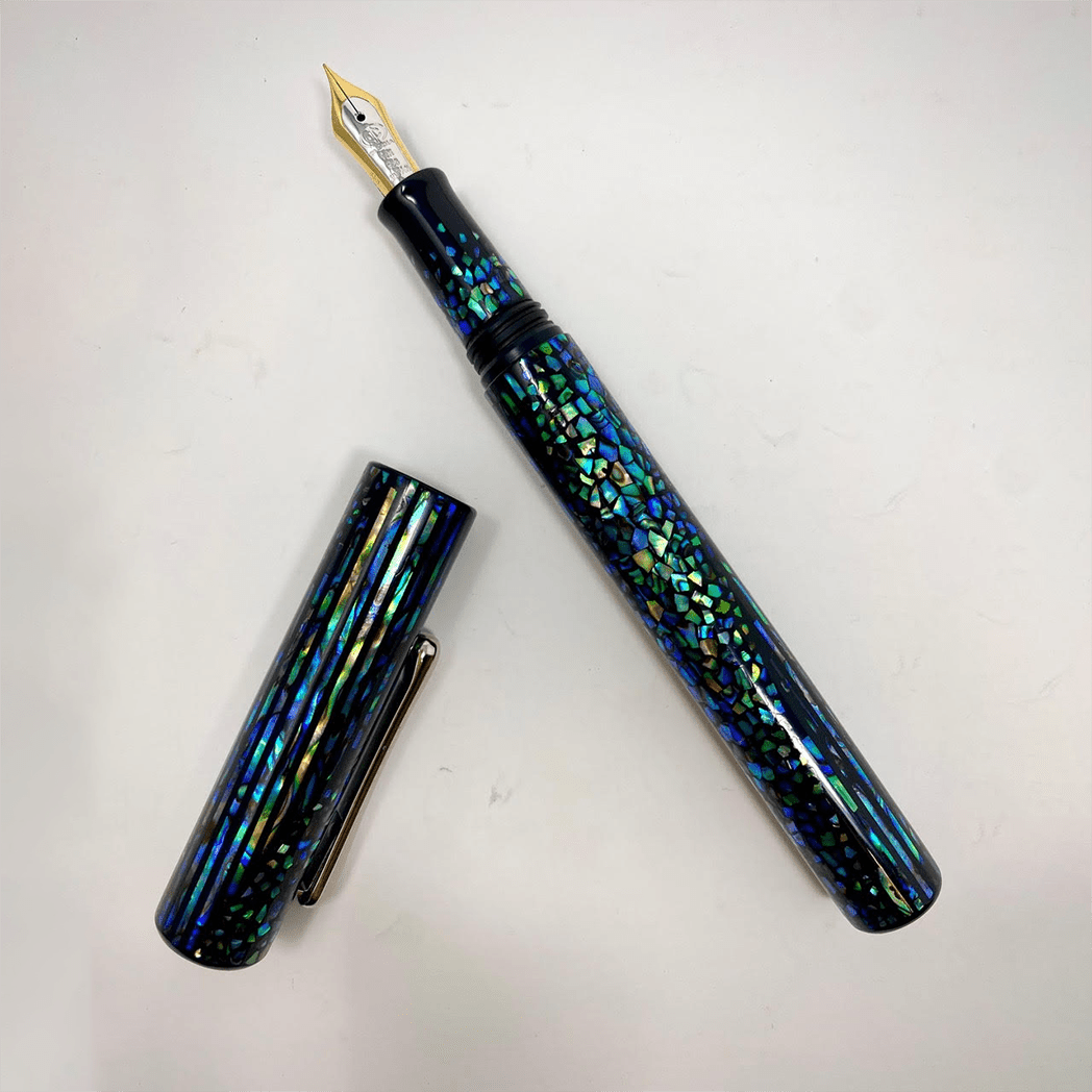 Taccia Reserve Raden Fountain Pen - Limited Edition - Mosaic Twilight - Pen Boutique Ltd