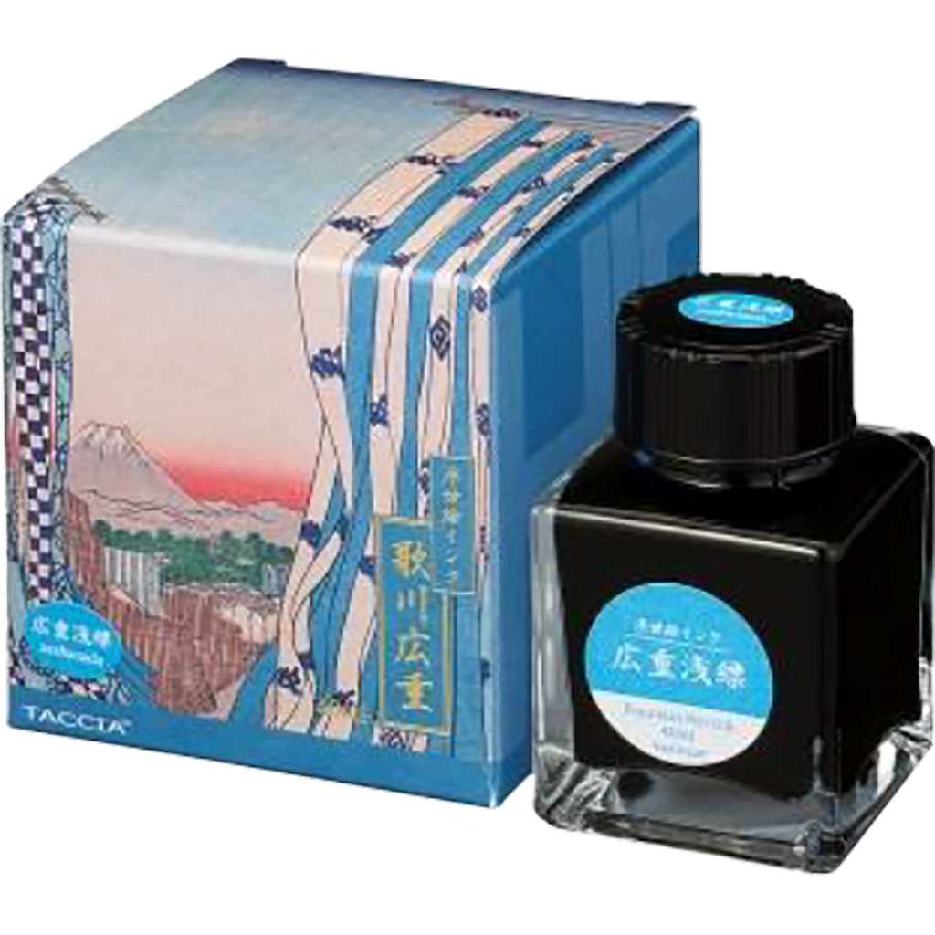 Taccia Ukiyo - e Ink Bottle - Hiroshige - Asahanada - 40 ml (Ver. 2) - Pen Boutique Ltd