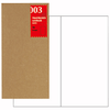 Traveler's Notebook 003 Refill - Regular Size - Blank - Pen Boutique Ltd
