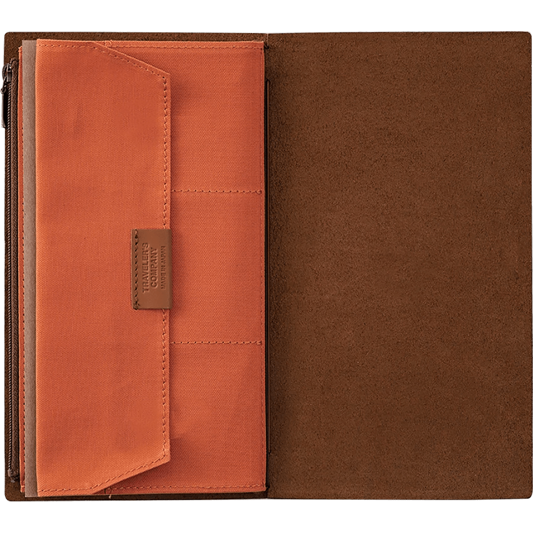 Traveler's Notebook Case - Orange (Regular Size) - Pen Boutique Ltd