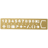 Traveler's Template Bookmark Number - Pen Boutique Ltd