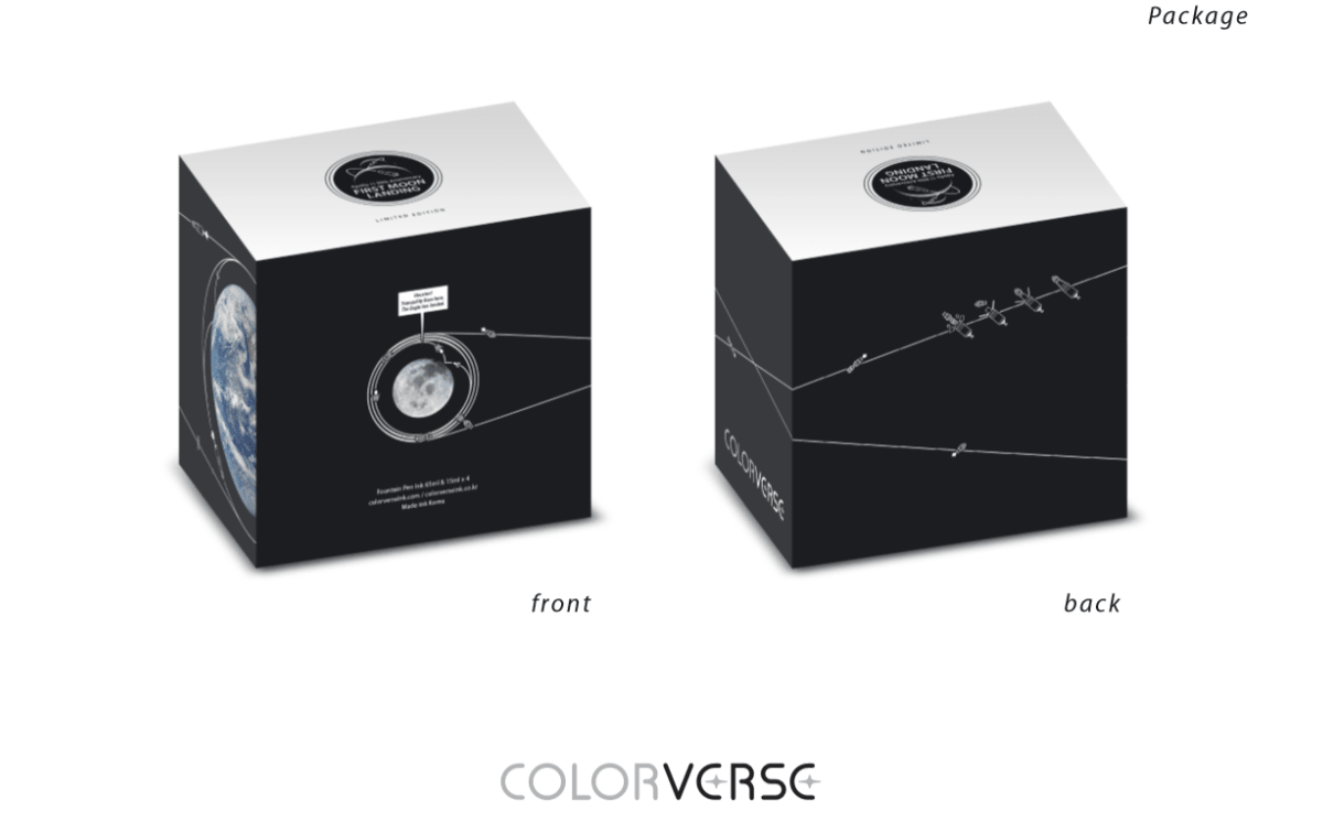 Colorverse Bottled Ink - Apollo 11 50th Moonlanding Anniversary Set (Limited Edition) - Pen Boutique Ltd