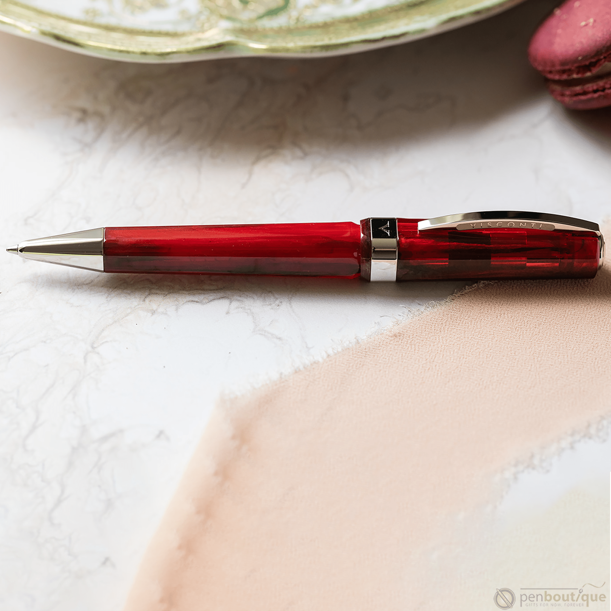On Sale: Visconti Opera Demo Carousel Ballpoint Pen - Red Velvet - Pen Boutique Ltd
