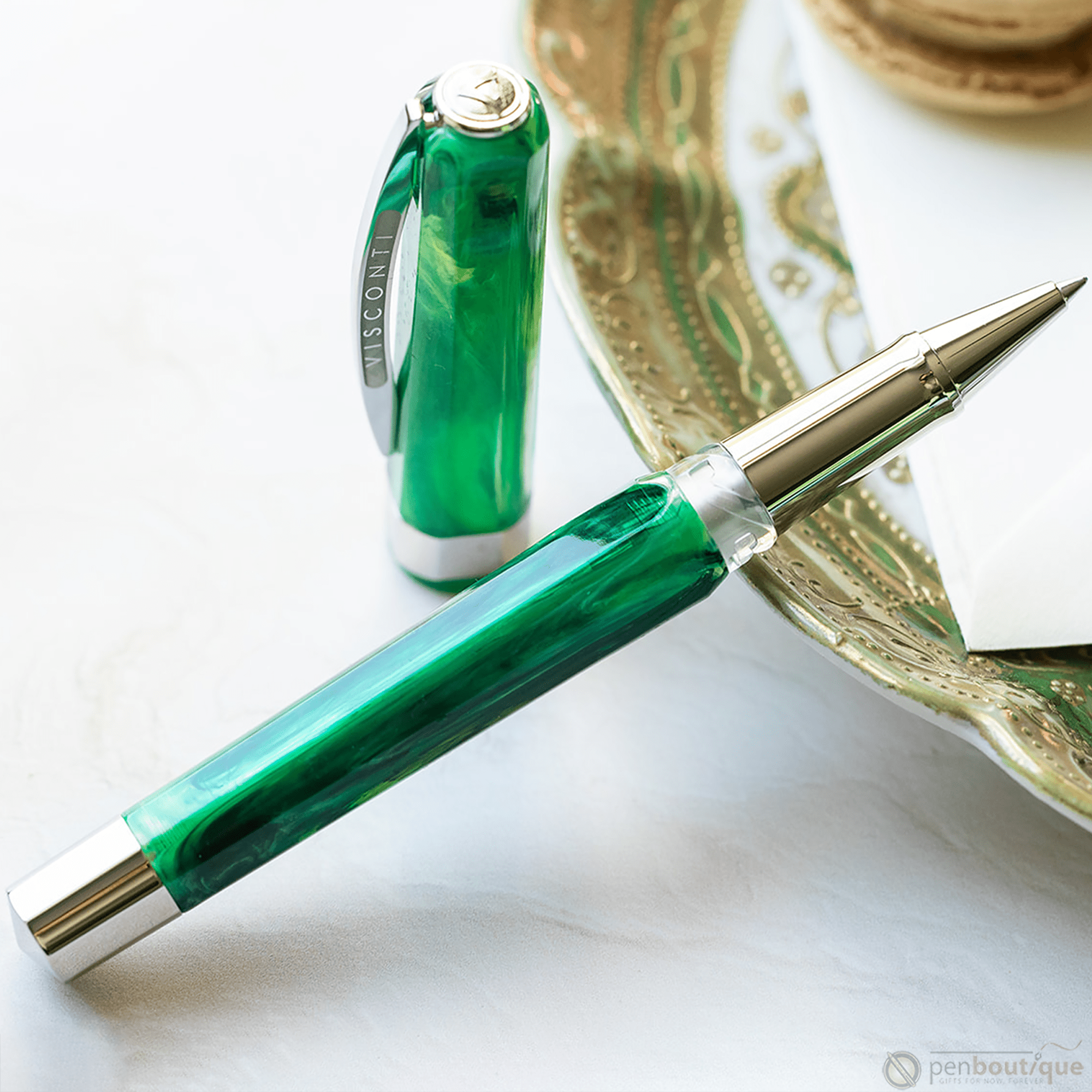 On Sale: Visconti Opera Demo Carousel Rollerball Pen - Green Mint - Pen Boutique Ltd