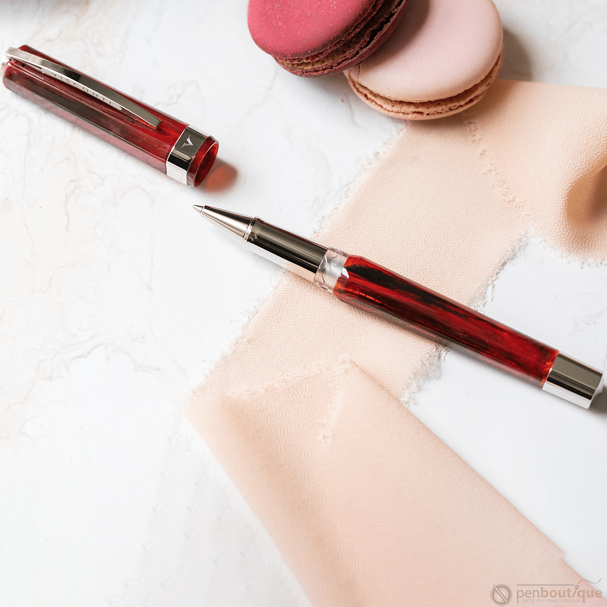 On Sale: Visconti Opera Demo Carousel Rollerball Pen - Red Velvet - Pen Boutique Ltd
