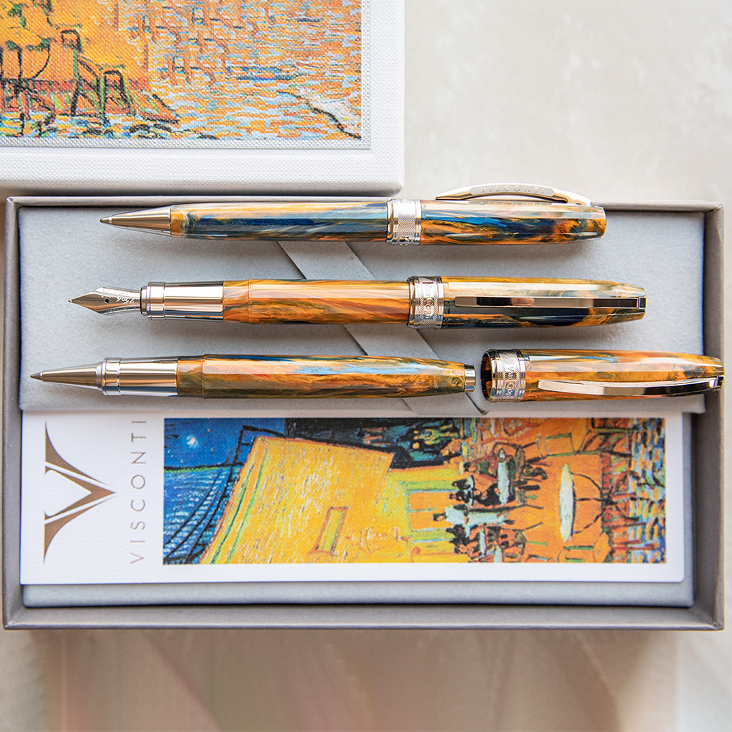 Visconti Van Gogh Fountain Pen - Café Terrace at Night - Pen Boutique Ltd