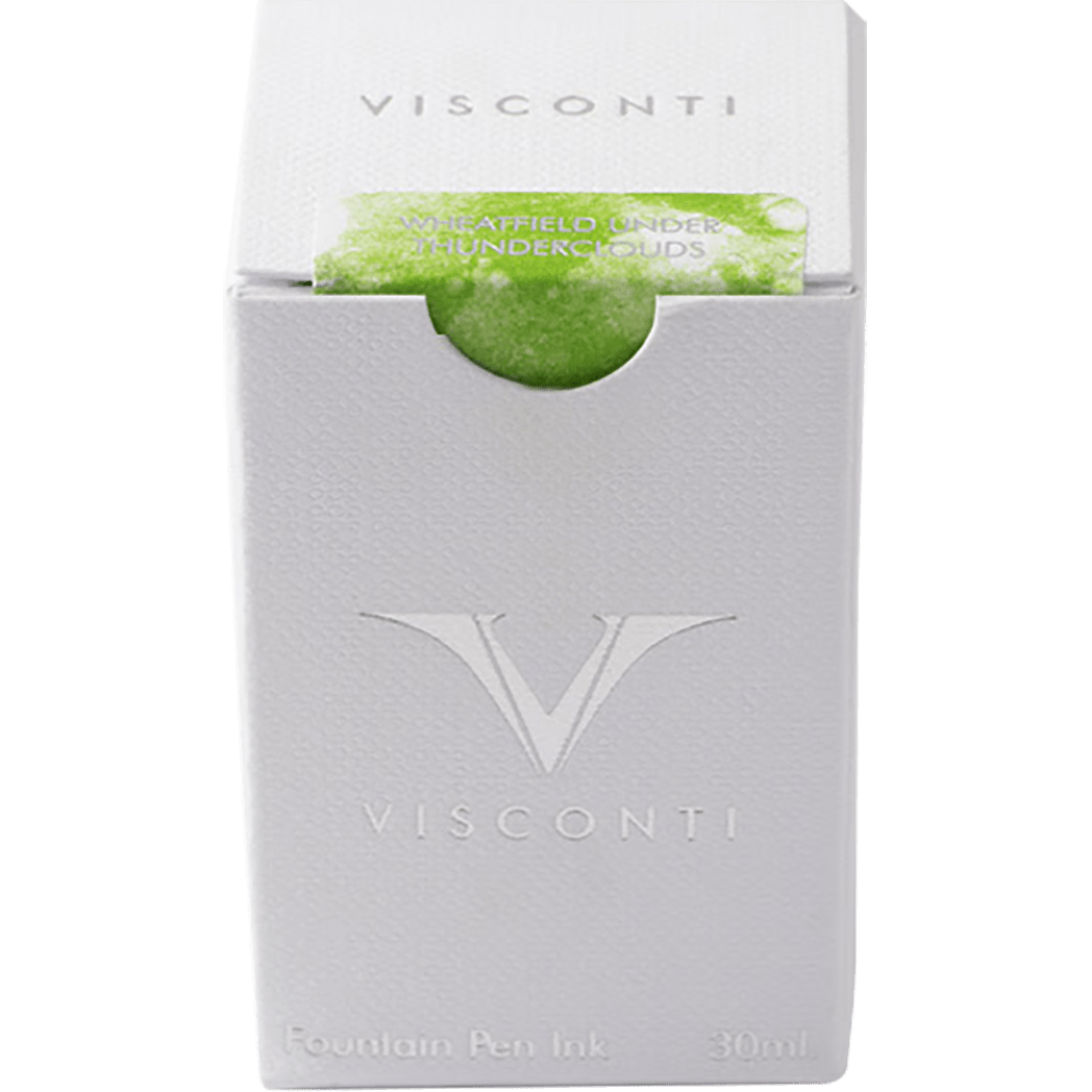 Visconti Van Gogh Ink Bottle - Wheatfield under Thunderclouds - Green - 30ml - Pen Boutique Ltd