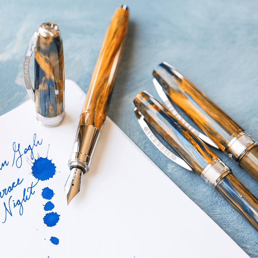 Visconti Van Gogh Rollerball Pen - Café Terrace at Night - Pen Boutique Ltd